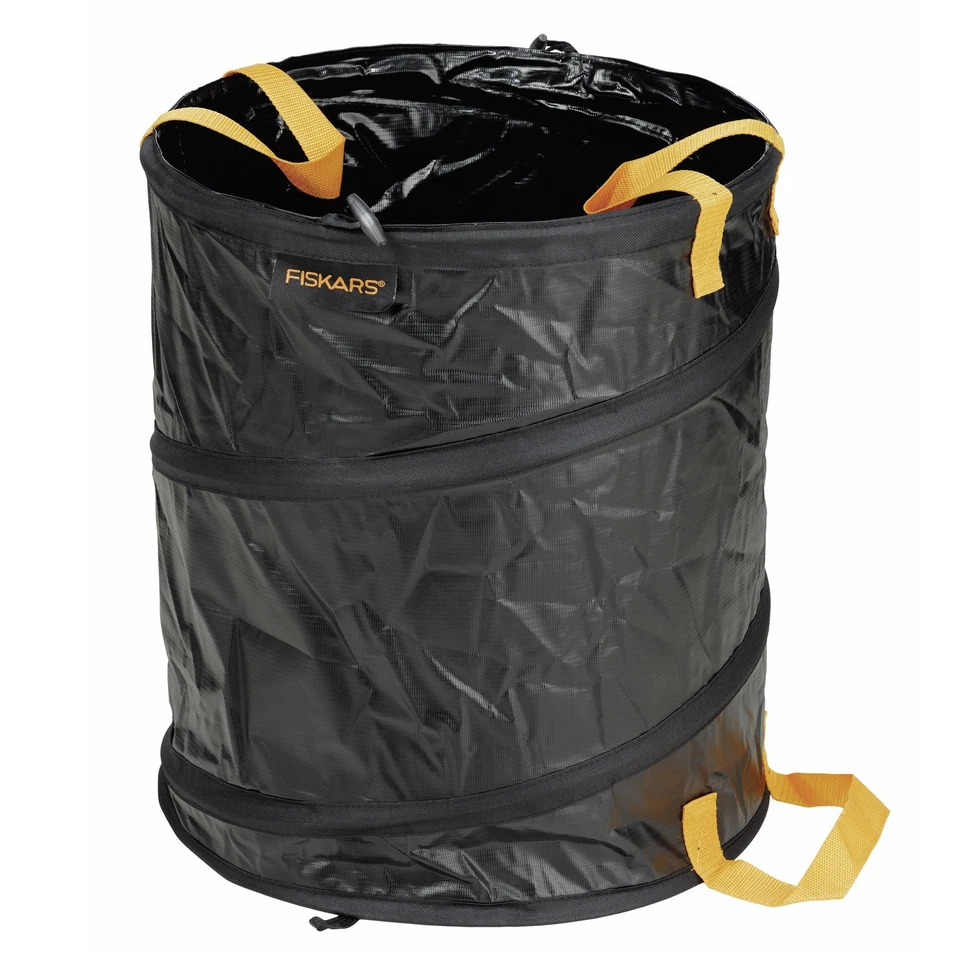 Fiskars Solid Gartensack Gartenabfallsack Premium mit Griffen PopUp faltbar 56 L - Bild 1 von 1