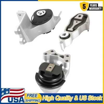 3PCS Engine Motor Mount For 2013 2014 2015 2016 2017 2018 2019 Ford Flex 3.5L US Foto 1 de 4