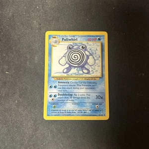 Pokémon TCG Poliwhirl Set Base 38/102 Regolare Illimitato Non Comune D7 - Foto 1 di 2