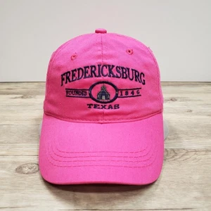Fredericksburg Texas Mütze Kappe Riemen hinten rosa Outdoor Cap bestickt Herren - Bild 1 von 8