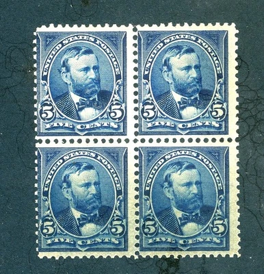 US 281 Grant, Block/4, Watermark 191 Mint OG Never Hinged - Image 1 of 2