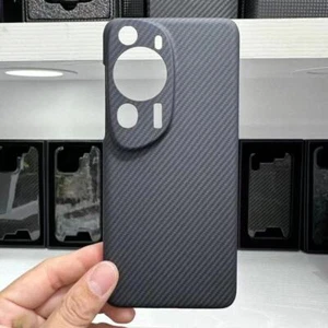 Coque fine antichoc pour Huawei P60 Pro/P60 Art coque arrière en fibre de carbone véritable - Photo 1 sur 28