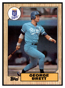 1987 Topps #400 George Brett Excellent