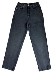 Vintage Cherokee Women's Black Tapered Mom Jeans Denim Size 12 - Picture 1 of 18