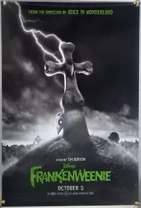 FRANKENWEENIE DS ROLLED ORIGINAL ONE SHEET MOVIE POSTER TIM BURTON (2012) - Picture 1 of 1