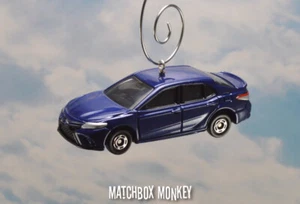 Blue Toyota Camry Sports Custom Christmas Tree Ornament 4 Door Sedan Adorno - Picture 1 of 10