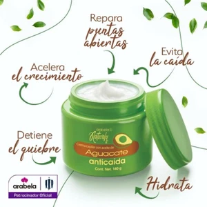 Anti caida de cabello crema capilar -aceite de aguacate acelera el crecimiento - Picture 1 of 3