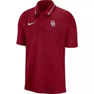 Nike Oklahoma Sooners Shirt Polo Performance Dri Fit Short Sleeve Men's S Small - Picture 1 of 4