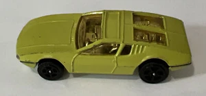 VINTAGE CORGI WHIZZWHEELS DE TOMASO MANGUSTA LIME GREEN DIE-CAST CAR - Picture 1 of 12