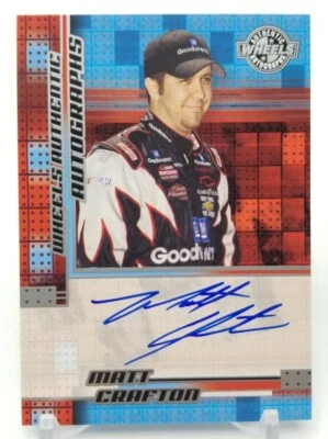 2004 Wheels MATT CRAFTON Authentic Autograph Auto NASCAR Craftsman Truck Series - Image 1 of 4