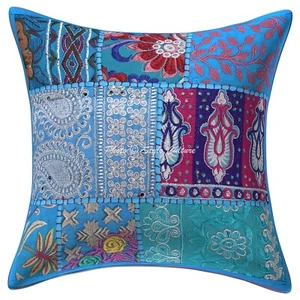 Vintage Cushion Cover Patchwork Boho Bohemian Car Pillow Cases For Home Decor - Picture 1 of 5