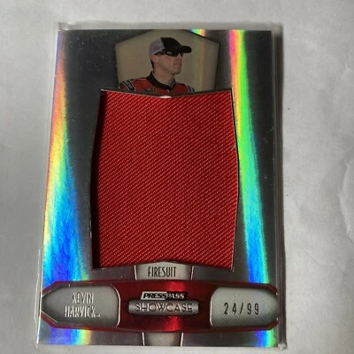 Kevin Harvick 2011 Press Pass Silver SHOWCASE Jumbo Firesuit Swatch SN: 24/99 - Image 1 of 3