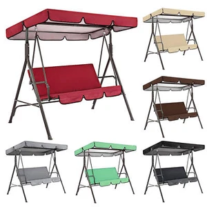 Garden Swing Top Cover Canopy 3Seater Replacement Patio Outdoor Chair Rain Cover - Picture 1 of 18