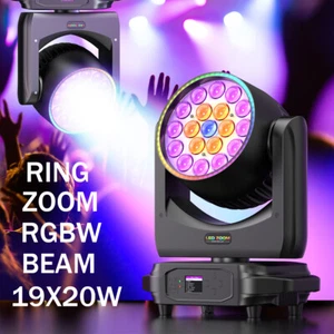 285W Ultra-Bright Dyeing Moving Head Light RGBW DJ Zoom Beam Wash Stage Lighting - Picture 1 of 23