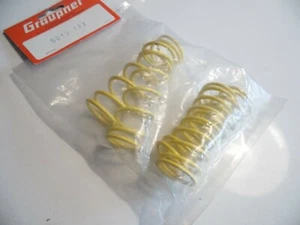 GRAUPNER 5012.127 shock absorber springs Yellow " Hard " 1/5 - Picture 1 of 1