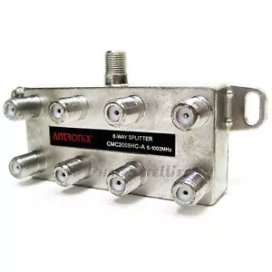 3pc Antronix 8-way F Connector Splitter Coaxial CMC2008HC-A Cable HDTV 1002MHz - Picture 1 of 1