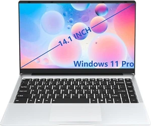 KUU Laptop X3, 8GB LPDDR4 256GB SSD ROM Window 11 Pro 14.1 inch PC Notebook - Picture 1 of 6