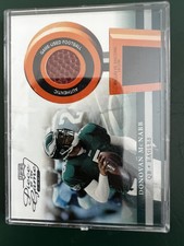2002  Playoff Piece of the Game Donovan Mcnabb POG-16 SP Philadelphia Eagles