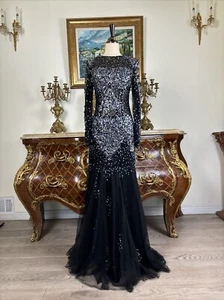 Women's Formal All over sequins Long Evening Gown prom dress - Picture 1 of 4