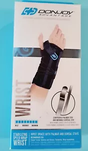 Donjoy Speed Wrap Handgelenkbandage mit Palmer & Rückenstreben maximal Einheitsgröße (schwarz) - Bild 1 von 5