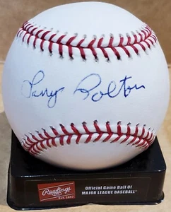 Autographed LARRY COLTON Official Major League Baseball -w/COA - Picture 1 of 1