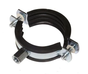 25 abrazaderas de tubo 125 mm / M8 + M10 para DIN 4109 - Imagen 1 de 2