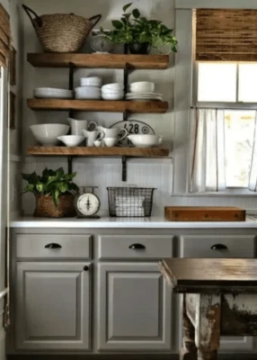 Oficina de cozinha shabby chic Makover - Imagem 1 de 3