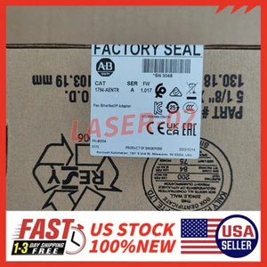 New 1794-AENTR AB I/O Module EtherNet IP Adaptor SerA New Factory Sealed TX - Bild 1 von 6