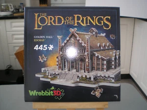 Wrebbit 3D jigsaw puzzle LOTR Edoras Golden Hall, 445 pieces - Picture 1 of 5