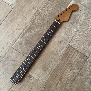 22 Fret Roasted Maple Strat ST Electric Guitar Neck Rosewood Fretboard For Fende - Picture 1 of 6