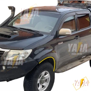 Gloss black Fender Flares Suits for Hilux SR5 2011-2015 6 Inch front guard 2PCS - Picture 1 of 1