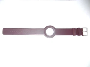 ORIGINAL ISSEY MIYAKE "TWELVE", "TWELVE365" LEDER UHRENARMBAND ARMBAND BURGUND - Bild 1 von 3