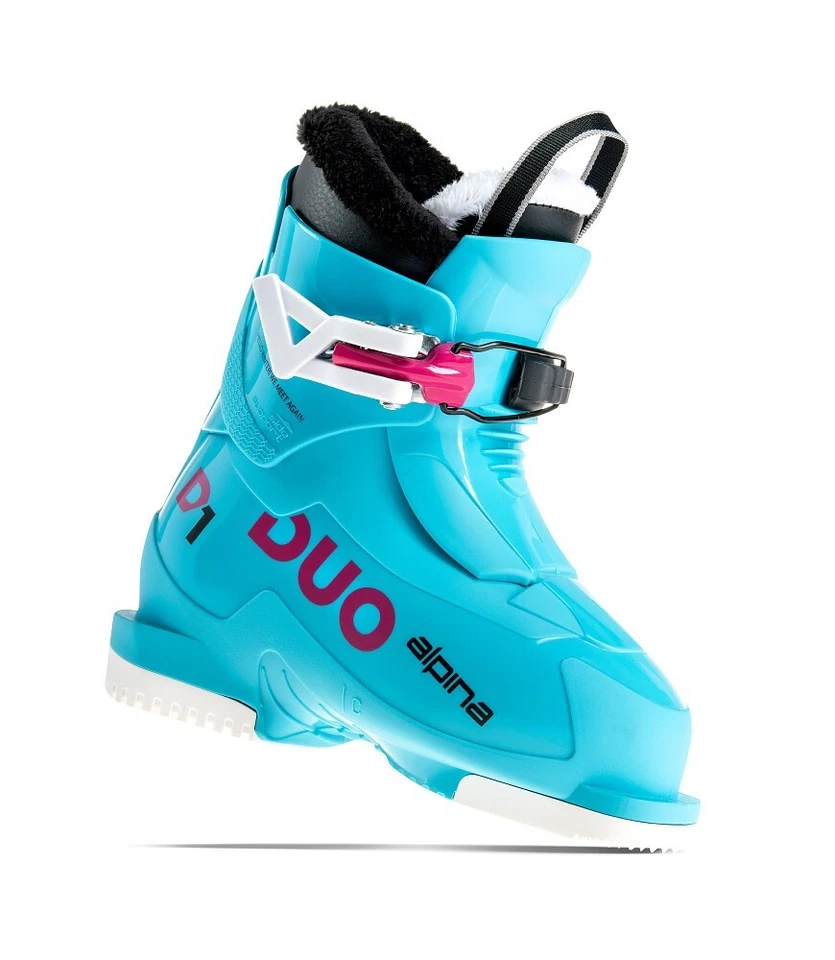 NUEVAS $195 Botas de Esquí Alpina Duo 1 Niña Niños y Junior, Turquesa, Varias Tallas Foto 1 de 1