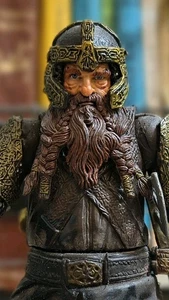 Toybiz Der Herr der Ringe Die zwei Türme Helms Deep Gimli Custom Figur - Bild 1 von 7