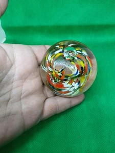 Vintage Glas Briefbeschwerer - Bild 1 von 7