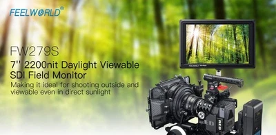 FEELWORLD FW279S 7 Inch 2200nit Daylight Viewable Camera Field Monitor - Image 1 of 4