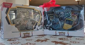 2x Pokémon Reshiram Ex Archaludon Ex Melmetal Ex Und Schwarzes Kyurem Ex Box Sets! - Bild 1 von 5