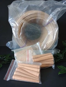 Fiber Rush Craft Cord 1 Pfund 11 Unzen Spule Holzheringe Stuhl Caning - Bild 1 von 13