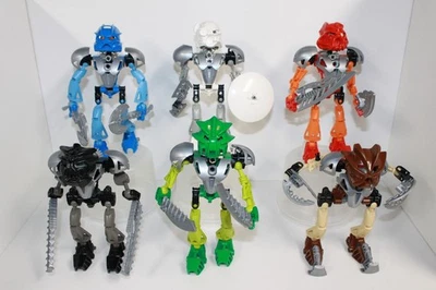 LEGO BIONICLE TOA NUVA - Set of 6: 8566, 8567, 8568, 8570, 8571, 8572 - COMPLETE - Image 1 of 4