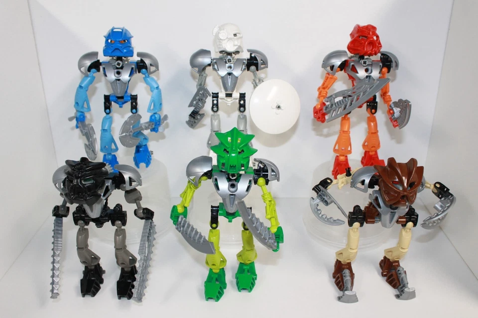 LEGO BIONICLE TOA NUVA - Set of 6: 8566, 8567, 8568, 8570, 8571, 8572 - COMPLETE - Image 1 of 4