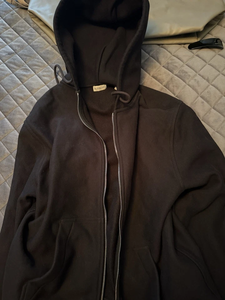 Burberry zip hoodie black oversized - Image 1 of 4