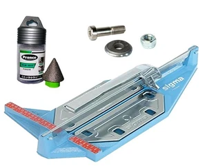 SIGMA 7F 14" Tile Cutter + Scoring Wheel & Diamond Chamfer Bit SHIPS FROM USA - Picture 1 of 16