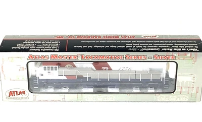 Atlas Silver HO 7385 U30C Phase 3 Locomotive Burlington Northern 1776 NIB - Image 1 of 4