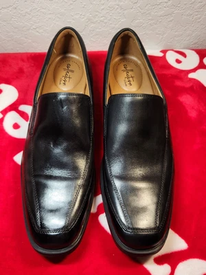 Mocasines sin cordones Clarks Collection Tilden Free de cuero negro para hombre talla 12... Foto 1 de 4