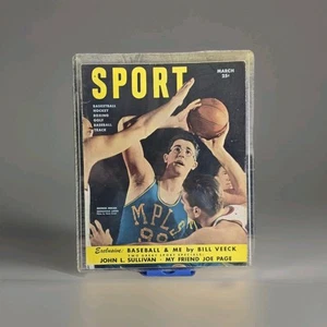 Revista deportiva marzo 1950 George Mikan baloncesto Minneapolis Lakers Minnesota - Imagen 1 de 11