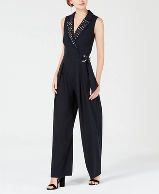 Xoxo Juniors Embellished Belted Jumpsuit Size M - Image 1 of 3