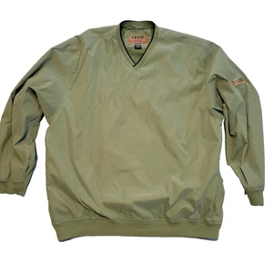 IZOD XFG Men's Golf Pullover V-neck Extreme Function Golfwear Green Size L - Picture 1 of 5