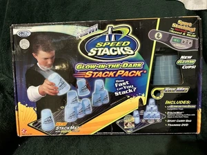 Speed Stacks Glow In The Dark Stack Pack Cups Stack Mat Carry Bag Timer DVD - Picture 1 of 12
