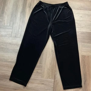 Chico's Samthose gerades Bein Damen 3 XL schwarz Stretch Urlaub klassisch schick - Bild 1 von 9
