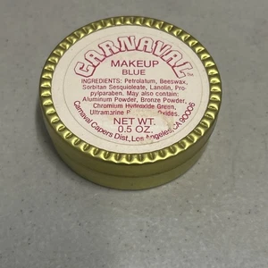 Capperi di Carnevale vintage CA. Trucco pagliaccio/palcoscenico blu - NOS (t) - Foto 1 di 3